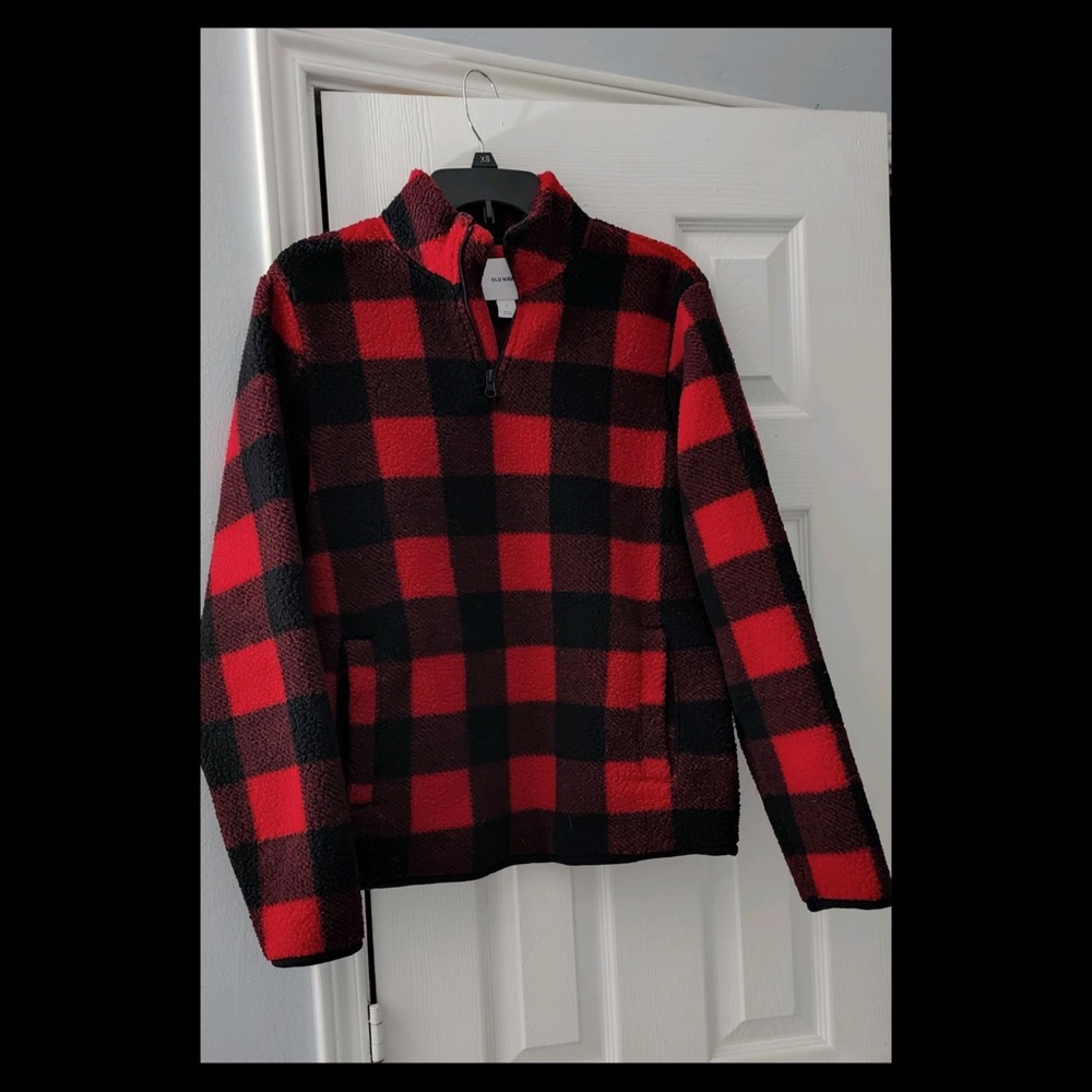Old Navy Sherpa 1/4 zip jacket